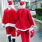 Party Flasks Santa Flask for Liquor, Wine, Drinks: Funny Gag Gifts for White Elephant Christmas Gifts Exchanges; Beverage Dispenser Holds 2.25 Liters for Holiday, Graduation, Office Parties - 4 Pack